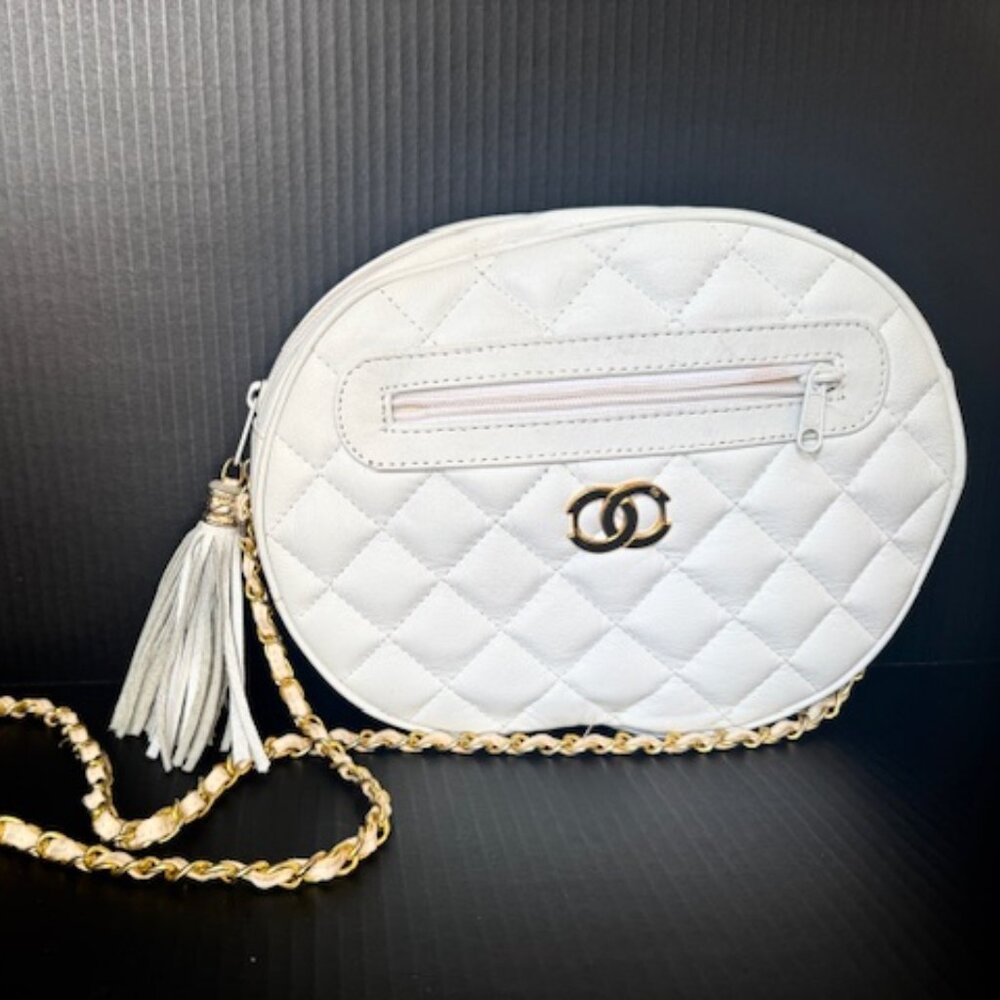 White purse